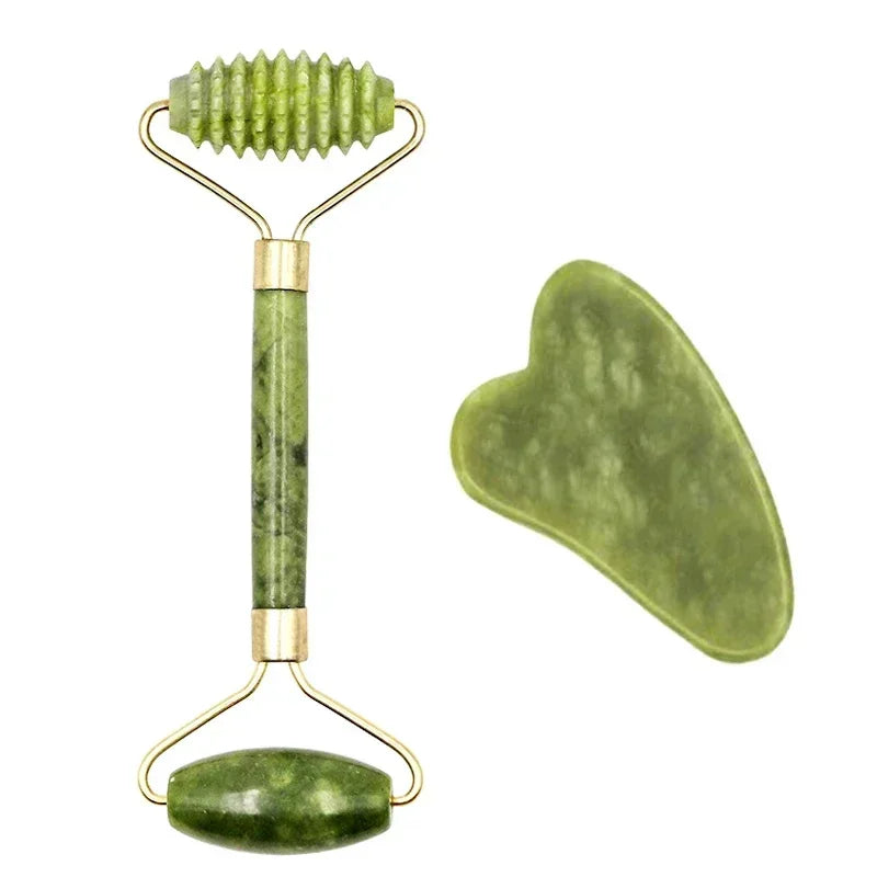 Gua Sha & Facial Roller Set