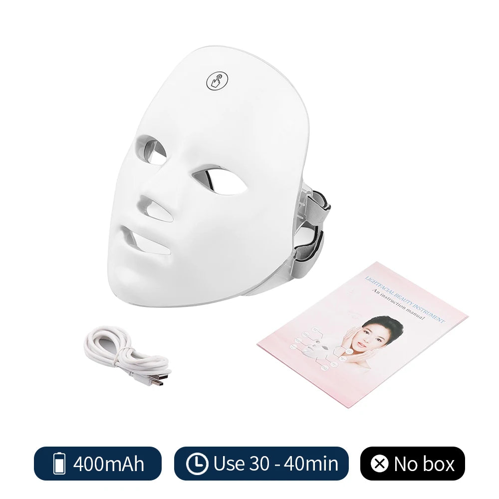 Rechargeable Facial LED Mask (7Colors)