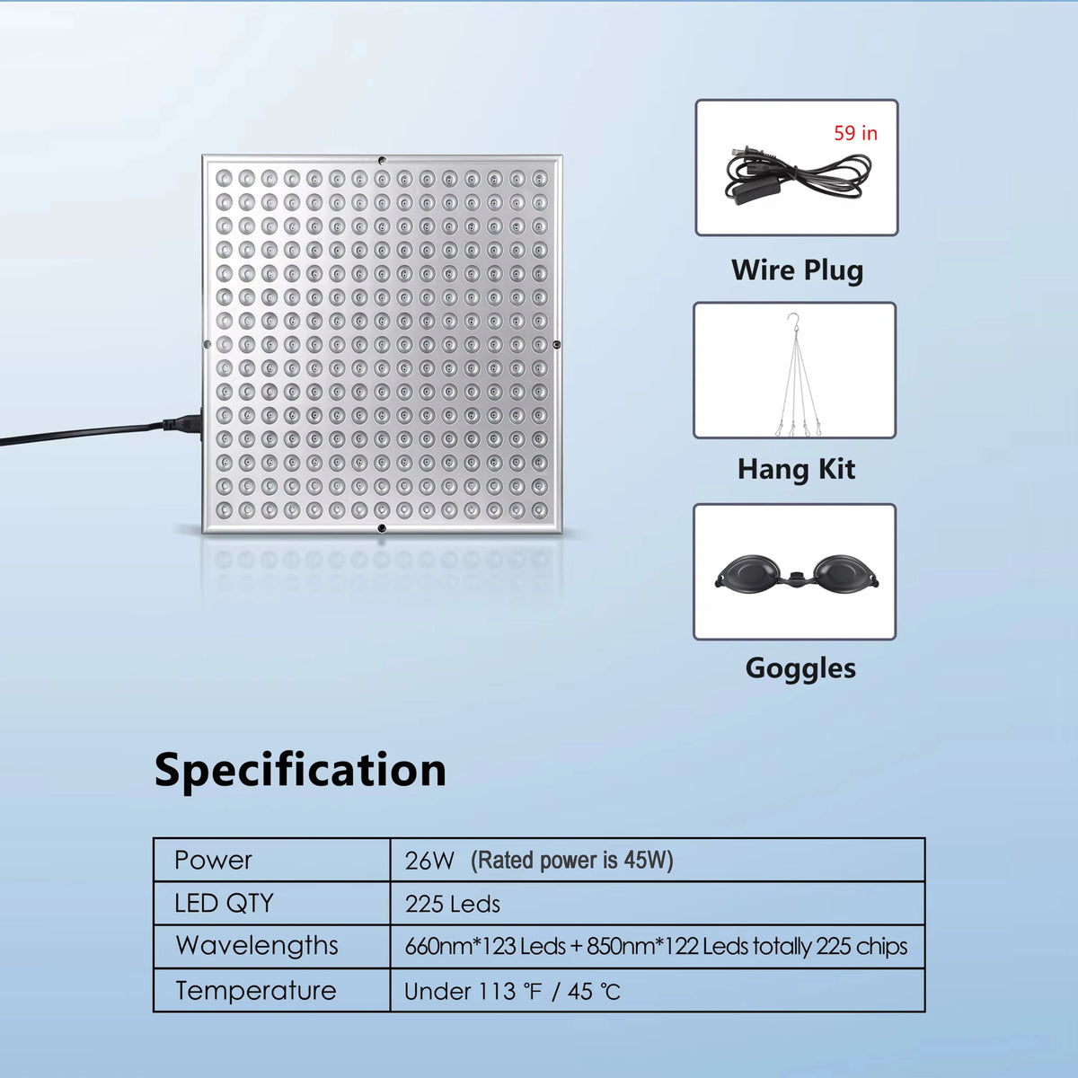 Infrared Light Therapy Panel