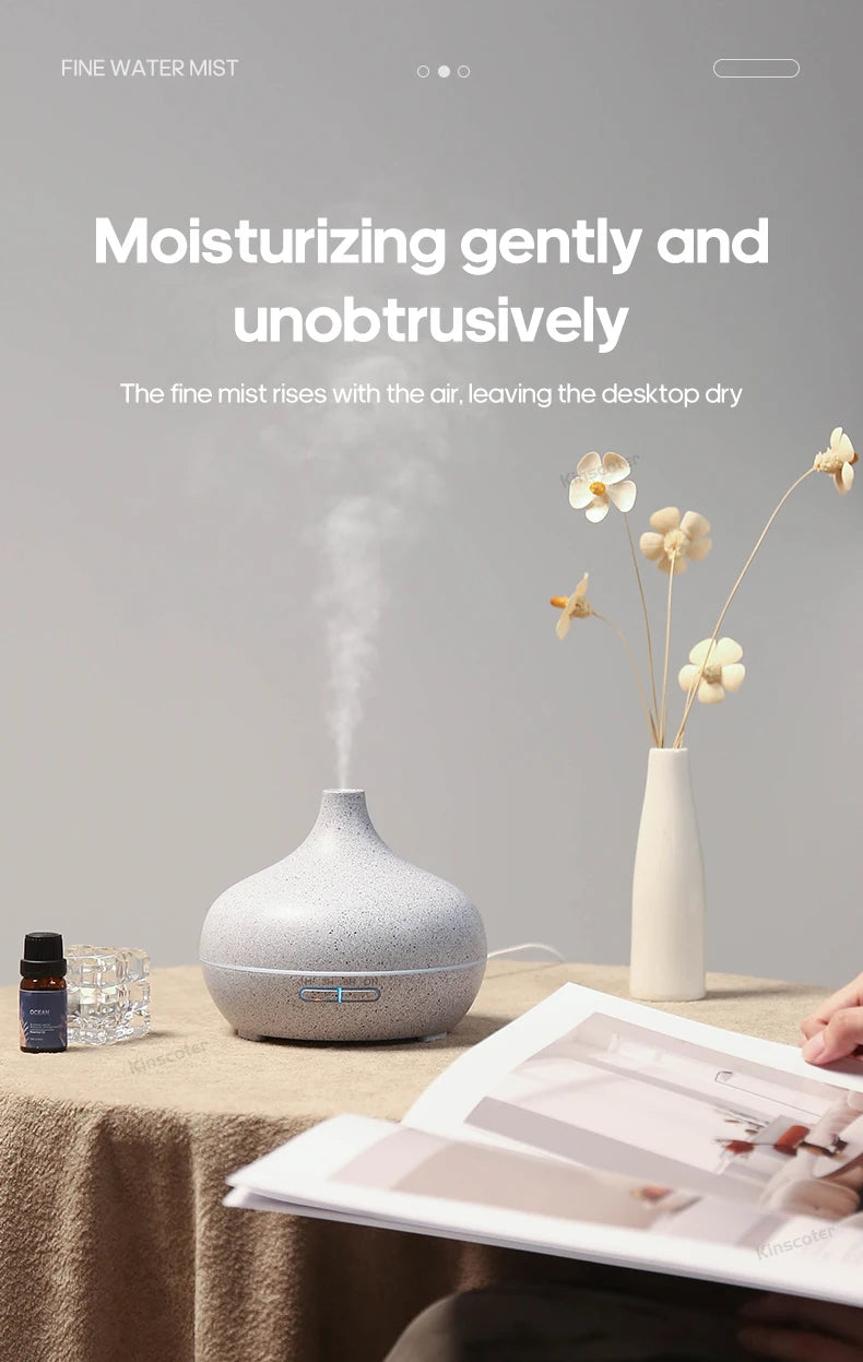 Wood Grain Aromatherapy Diffuser USB Humidifier